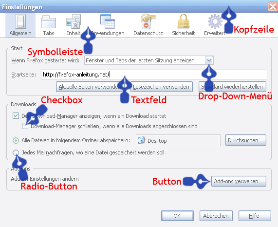 Screenshot Dialogbox